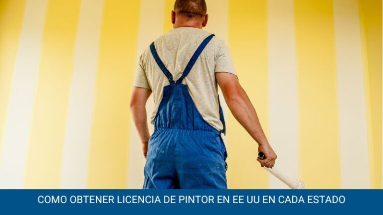 Como obtener licencia de pintor en EE UU en cada Estado