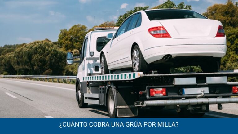 ¿Cuánto cobra una grúa por milla?