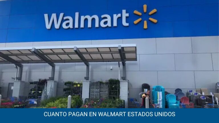 Cuanto pagan en walmart estados Unidos