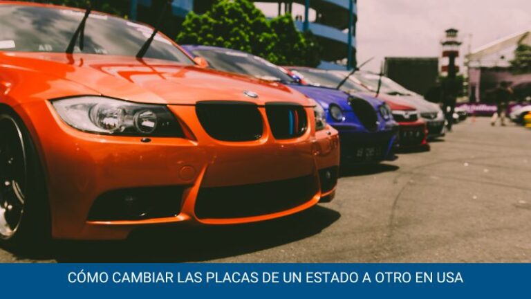 Cómo cambiar las placas de un estado a otro en USA