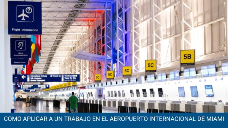 Como aplicar a un trabajo en el Aeropuerto Internacional de Miami