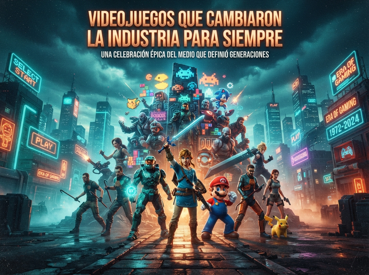 Detalles visuales de Videojuegos que Cambiaron la Industria Para Siempre